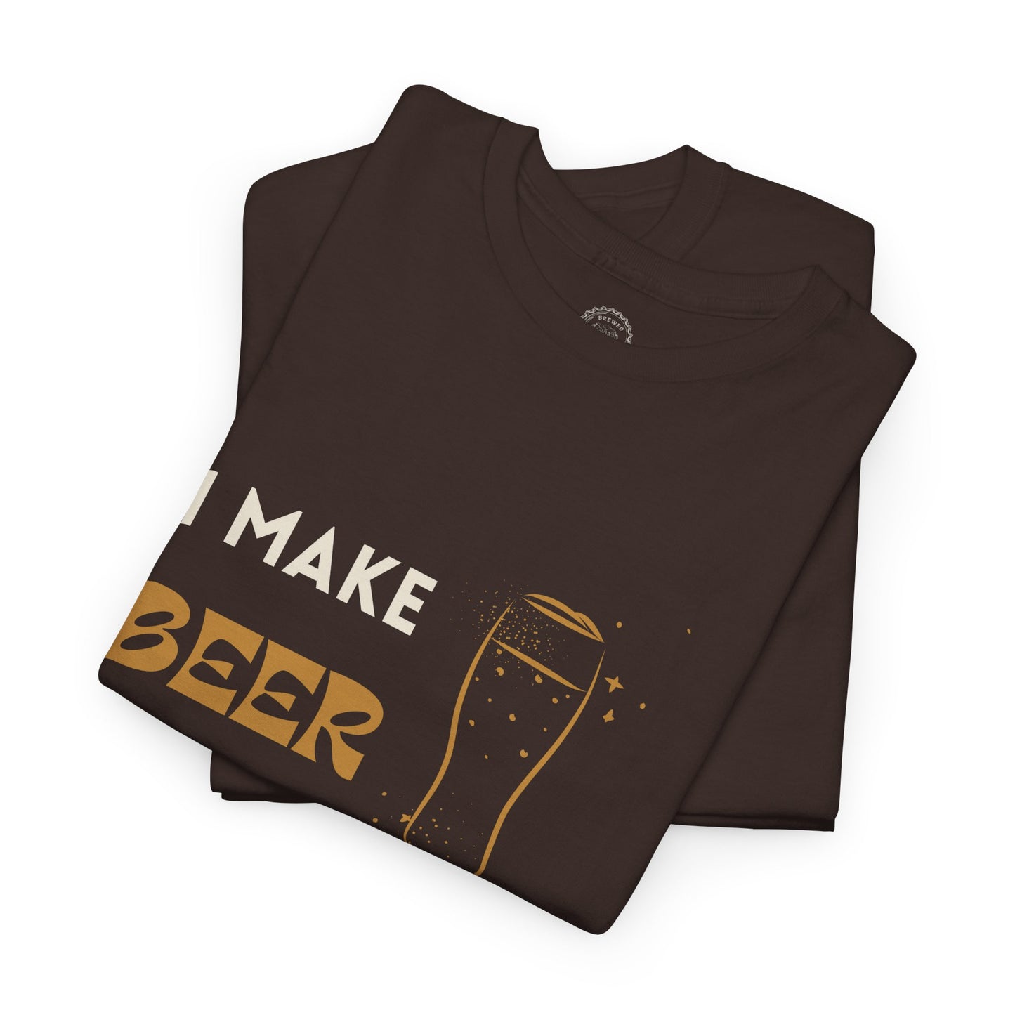 Funny Unisex Heavy Cotton Tee - "I Make Beer Disappear, What's Your Super Power?"