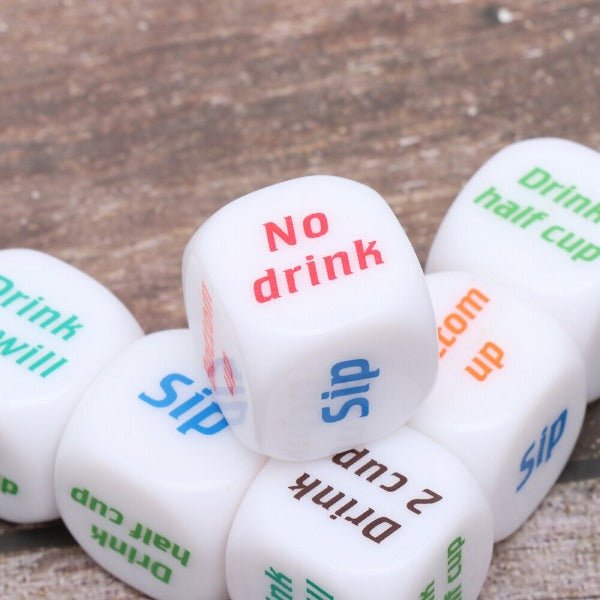 Drinking Dice Game (Set of 3) - BrewedTherapy