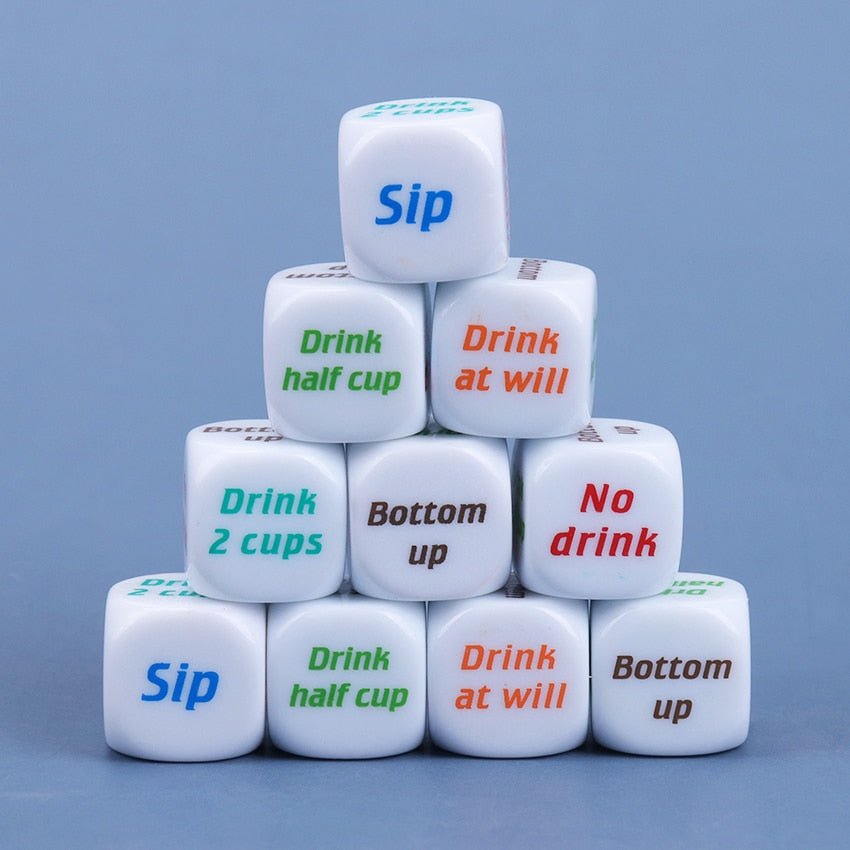 Drinking Dice Game (Set of 3) - BrewedTherapy