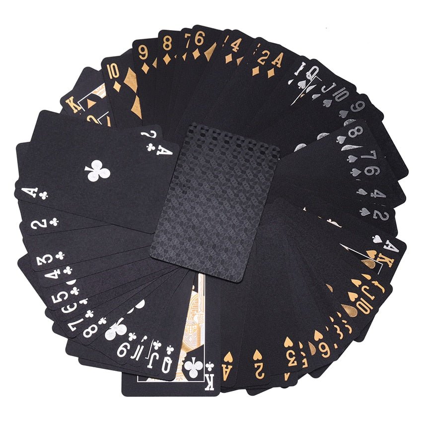 Noir Gold Deck of Cards - BrewedTherapy