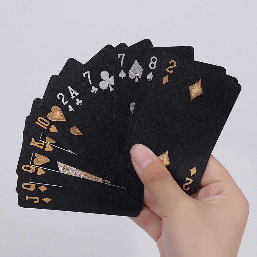 Noir Gold Deck of Cards - BrewedTherapy