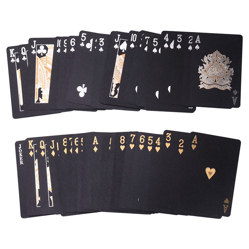 Noir Gold Deck of Cards - BrewedTherapy